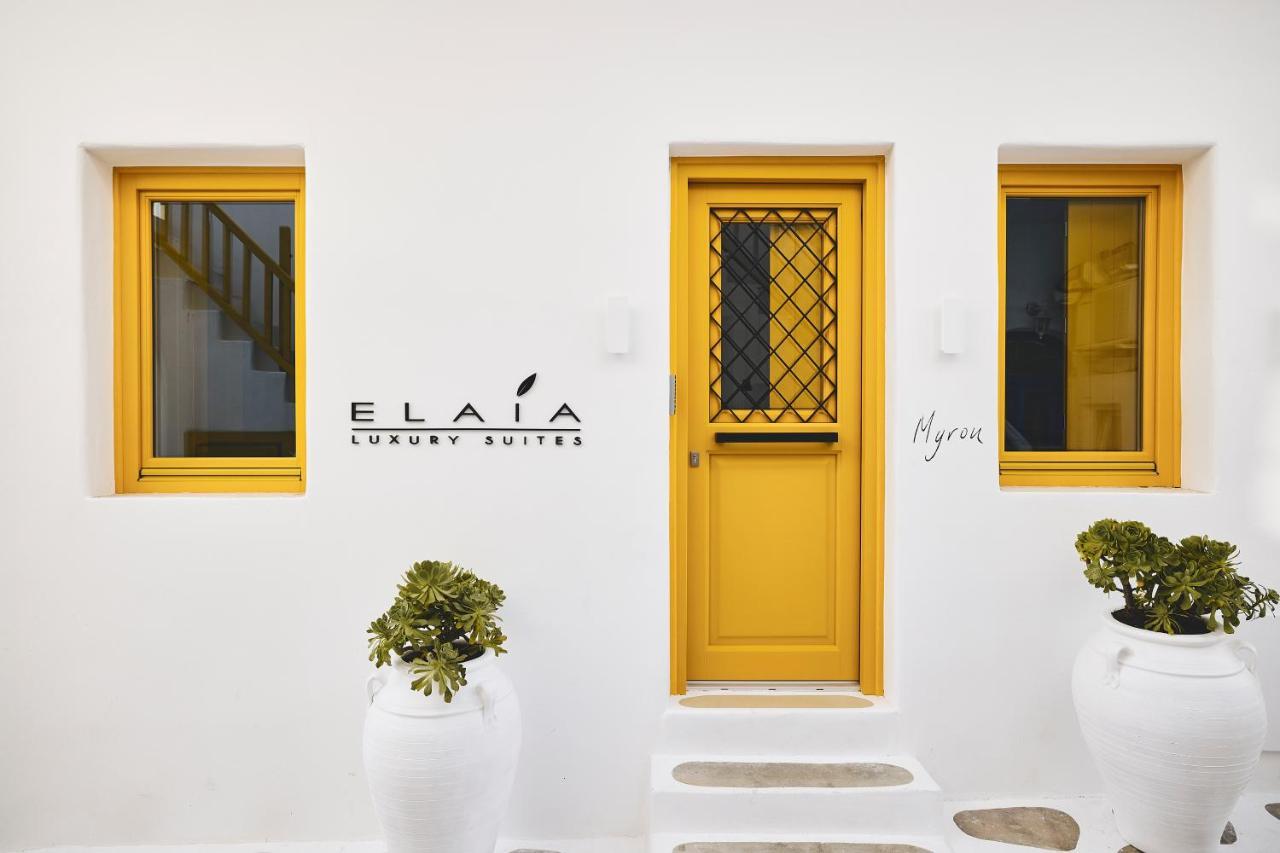 Elaia Luxury Suites Mykonos Mykonos Town Exterior foto